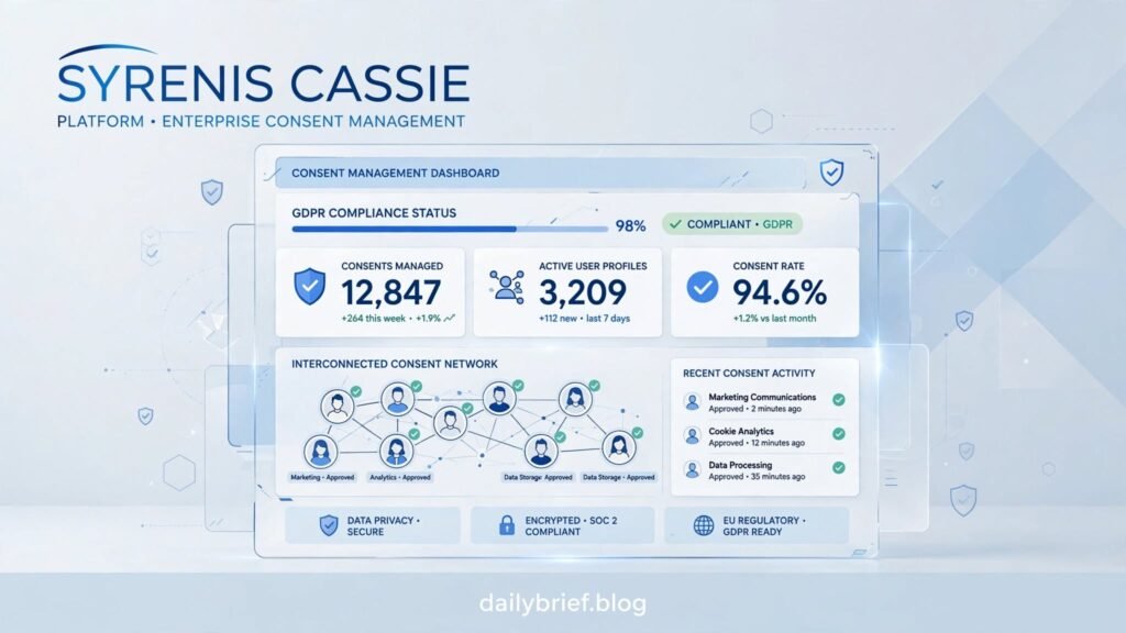 syrenis cassie platform enterprise consent management
