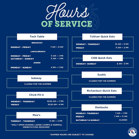 la tech dining menu