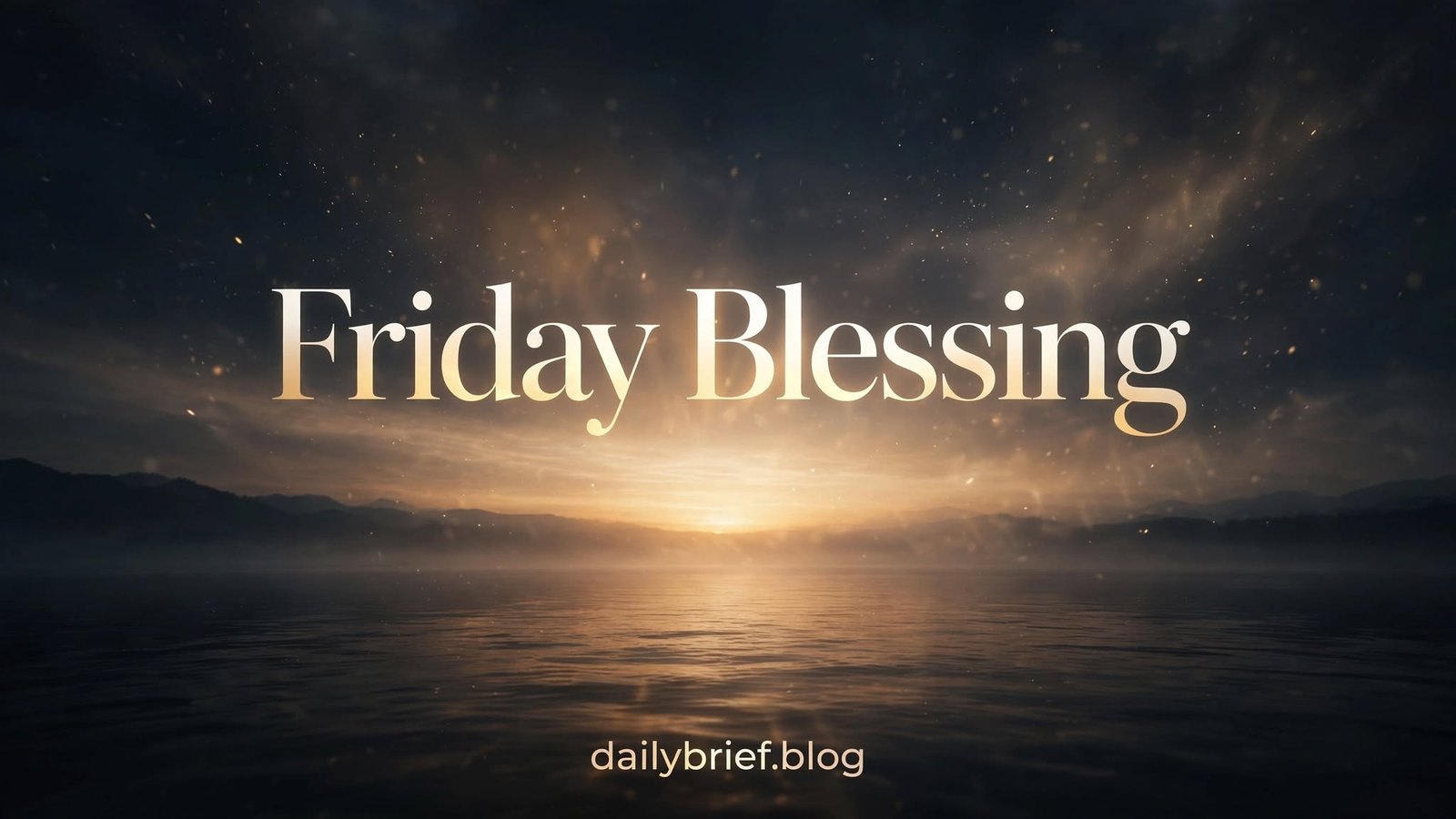 blessingtide com friday blessing