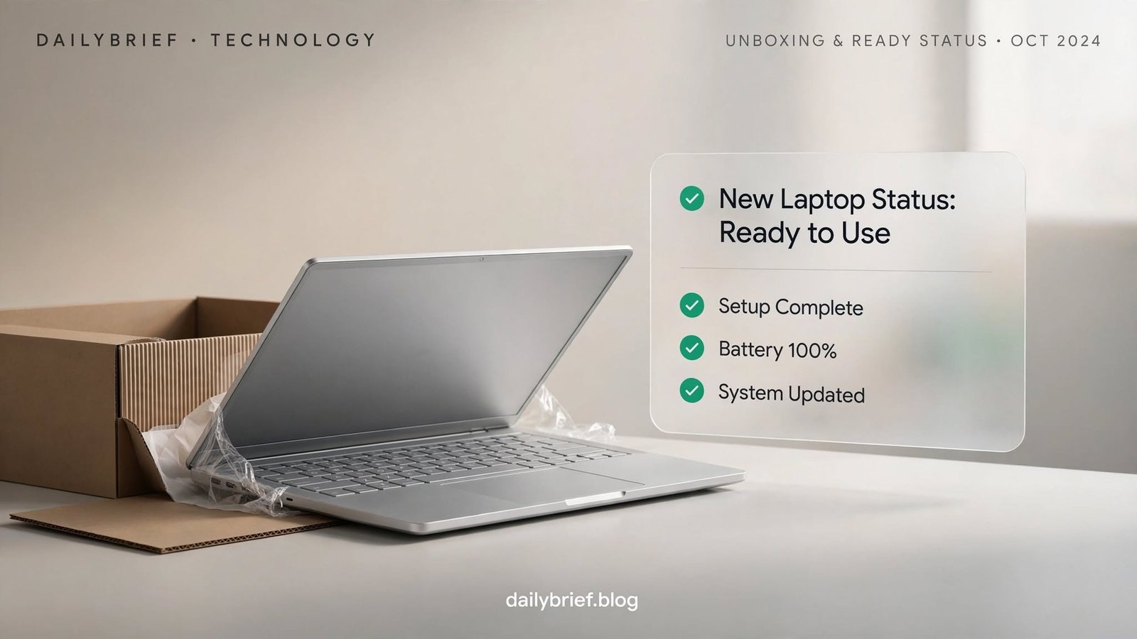 New Laptop Status: How to Check and Understand It