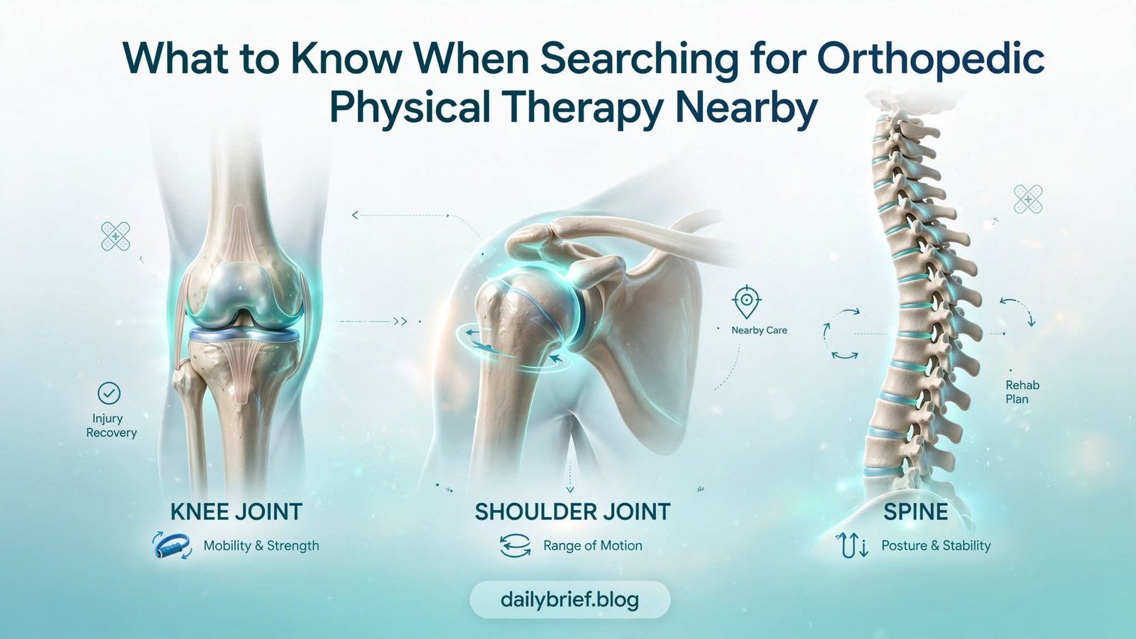 What to Know When Searching for Orthopedic Physical Therapy Nearby